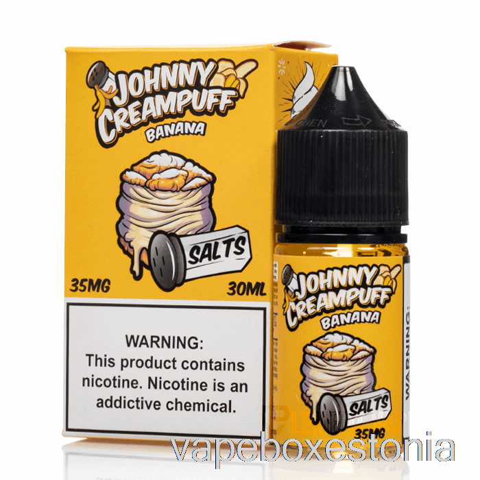 Vape Box Estonia Banaan - Johnny Creampuff Soolad - 30ml 50mg